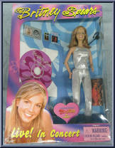Britney Spears (Silver Outfit) from Britney Spears - Live In Concert manufactured by Play Along [Front]