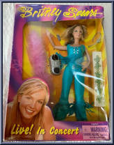 Britney Spears (Teal Outfit) from Britney Spears - Live In Concert manufactured by Play Along [Front]