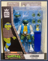 Leonardo (Windbreaker) (Street Style) from Bst Axn - Teenage Mutant Ninja Turtles manufactured by Loyal Subjects [Front]