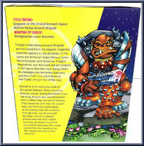 Bruiser (Berserker Baboon) from Bucky O'Hare - Deluxe manufactured by Boss Fight Studio [Back]