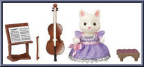 Cello Concert Set from Calico Critters - Town manufactured by Epoch [Loose]