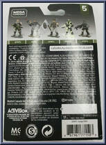 Diego Necalli from Call of Duty - Series 5 manufactured by Mega Bloks [Back]