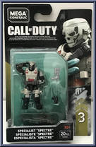 Specialist "Spectre" from Call of Duty - Series 3 manufactured by Mega Bloks [Front]
