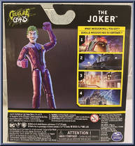 Joker (Purple Suit / Black Shirt) from Caped Crusader - Basic Series manufactured by Spinmaster [Back]