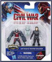 Ant-Man & Winter Soldier from Captain America - Civil War - 2-Pack manufactured by Hasbro [Front]