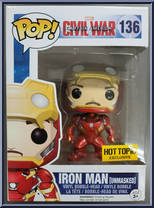 Iron Man (Unmasked) (Mark 46) from Captain America - Captain America Civil War Pop! manufactured by Funko [Front]