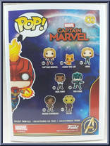 Captain Marvel (Flying) (Glows in the Dark) from Captain Marvel - Pop! Vinyl Figures manufactured by Funko [Back]