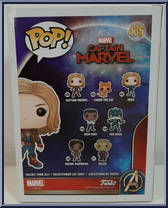 Captain Marvel (Jacket) from Captain Marvel - Pop! Vinyl Figures manufactured by Funko [Back]