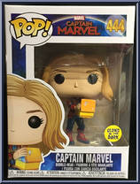 Captain Marvel (Tesseract) (Glows in the Dark) from Captain Marvel - Pop! Vinyl Figures manufactured by Funko [Front]