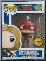 Captain Marvel (Helmet) (Chase) from Captain Marvel - Pop! Vinyl Figures manufactured by Funko [Front]