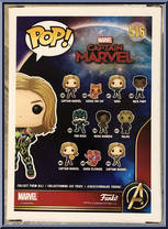 Captain Marvel from Captain Marvel - Pop! Vinyl Figures manufactured by Funko [Back]