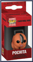 Pochita from Chainsaw Man - Pop! Keychains manufactured by Funko [Front]