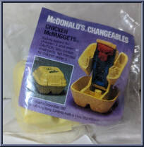 Chicken McNuggets from Changeables - 1987 Series manufactured by Square One [Front]