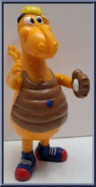 Cheesasaurus Rex (Baseball Player) from Cheesasaurus Rex - Bendables manufactured by Kraft [Loose]