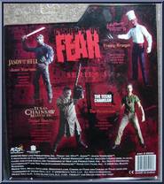Leatherface (Texas Chainsaw Massacre) from Cinema of Fear - Series 3 manufactured by Mezco [Back]