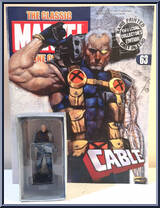 Cable from Classic Marvel Figurine Collection - Basic Series manufactured by Eaglemoss [Front]