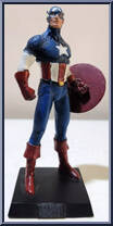 Captain America from Classic Marvel Figurine Collection - Basic Series manufactured by Eaglemoss [Loose]