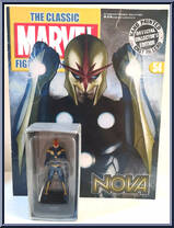 Nova from Classic Marvel Figurine Collection - Basic Series manufactured by Eaglemoss [Front]