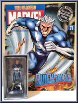 Quicksilver (Blue) from Classic Marvel Figurine Collection - Basic Series manufactured by Eaglemoss [Front]