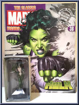 She-Hulk from Classic Marvel Figurine Collection - Basic Series manufactured by Eaglemoss [Front]