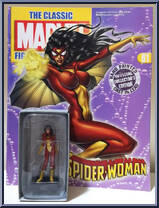 Spider-Woman (Jessica Drew) from Classic Marvel Figurine Collection - Basic Series manufactured by Eaglemoss [Front]