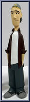 Randal Graves from Clerks Inaction Figures - Series 1 - Clerks manufactured by Graphitti Designs [Loose]