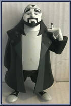 Silent Bob (Black & White) from Clerks Inaction Figures - Series 1 - Exclusives manufactured by Graphitti Designs [Loose]
