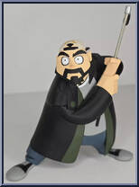 Silent Bob from Clerks Inaction Figures - Series 3 - Dogma manufactured by Graphitti Designs [Loose]