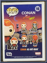 Conan as Ant-Man from Conan O'Brien - Pop! Vinyl Figures manufactured by Funko [Back]