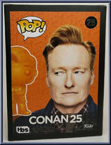 Conan O'Brien (Orange) from Conan O'Brien - Pop! Vinyl Figures manufactured by Funko [Back]