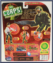 Whip Saw / Tony Tanner / Avalanche from Corps! - Basic Series manufactured by Lanard Toys [Back]