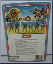 Sgt. Alpha Cody from Cosmic Cowboys - Miniatures manufactured by Acamas Toys [Back]