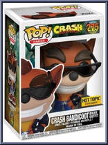 Crash Bandicoot (Biker Outfit) from Crash Bandicoot - Pop! Vinyl Figures manufactured by Funko [Front]