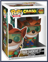 Crash Bandicoot with Scuba Gear from Crash Bandicoot - Pop! Vinyl Figures manufactured by Funko [Front]