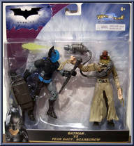 Batman vs. Fear Shot Scarecrow from Dark Knight - [5" Scale] 2-Packs manufactured by Mattel [Front]