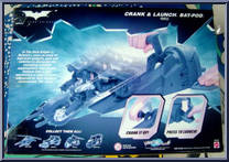Batpod (Crank & Launch) from Dark Knight - [5" Scale] Vehicles manufactured by Mattel [Back]