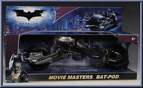 Bat-Pod from Dark Knight - Movie Masters - Vehicles manufactured by Mattel [Front]