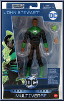 John Stewart from DC Comics Multiverse - Ninja Batman Series manufactured by Mattel [Front]