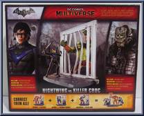 Nightwing vs. Killer Croc from DC Comics Multiverse - 2-Packs manufactured by Mattel [Back]
