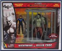 Nightwing vs. Killer Croc from DC Comics Multiverse - 2-Packs manufactured by Mattel [Front]