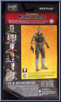 Rick Flag from DC Comics Multiverse - Suicide Squad manufactured by Mattel [Back]