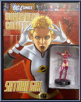 Saturn Girl from DC Comics Super Hero Collection - Basic Series manufactured by Eaglemoss [Front]