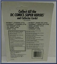 Superman (Standing) from DC Comics Superheroes - Basic Series manufactured by ERTL [Back]