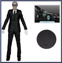 Alfred Pennyworth & Batmobile from DC Multiverse - Batman Forever manufactured by McFarlane [Loose]
