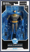 Batman (Blue Cape) from DC Multiverse - Batman the Animated Series manufactured by McFarlane [Front]