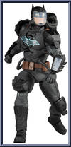 Batman (Hazmat Suit) from DC Multiverse - Basic Series manufactured by McFarlane [Loose]