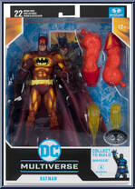 Batman (Red) (Platinum Edition) from DC Multiverse - Justice League Task Force manufactured by McFarlane [Front]