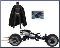 Batman & Batpod (Gold Label) from DC Multiverse - Dark Knight Rises manufactured by McFarlane [Loose]
