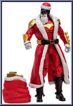 Batman Santa (Red Suit) (Gold Label) from DC Multiverse - Holiday manufactured by McFarlane [Loose]