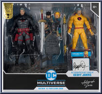 Batman vs Professor Zoom (Gold Label) from DC Multiverse - Flashpoint manufactured by McFarlane [Front]